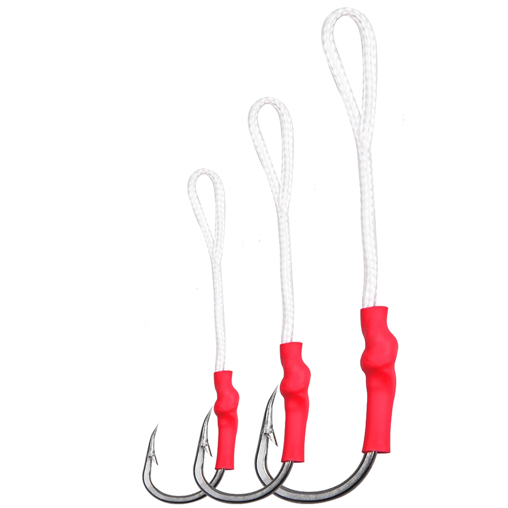 Fishing Hook Offset - 5 adet 1/0-10/0 yavaş jig yardımcı