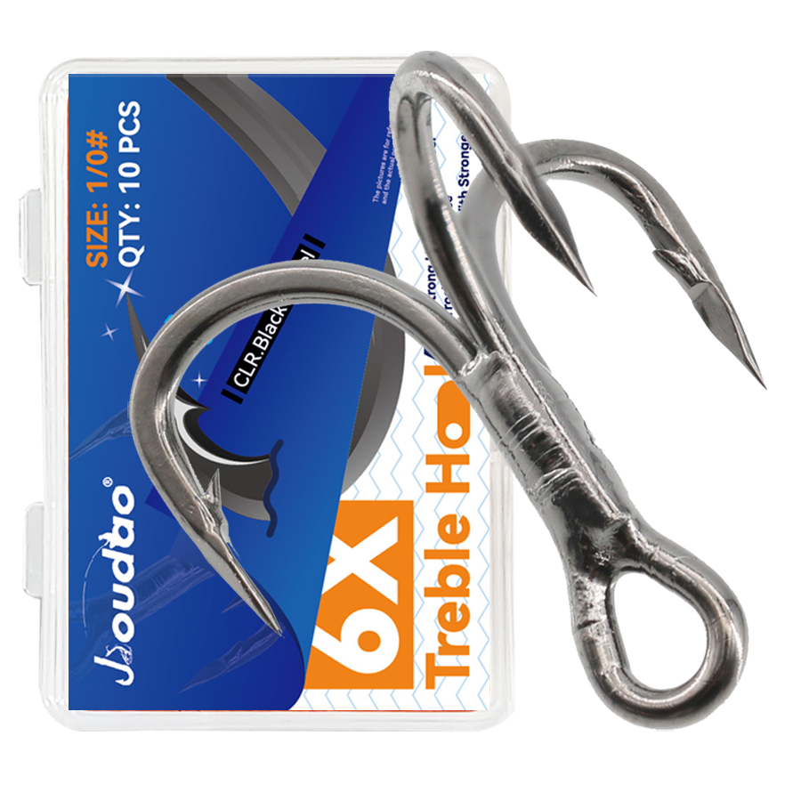 Fishing Hook Offset - 6X Balıkçılık Tiz Kanca Siyah 10