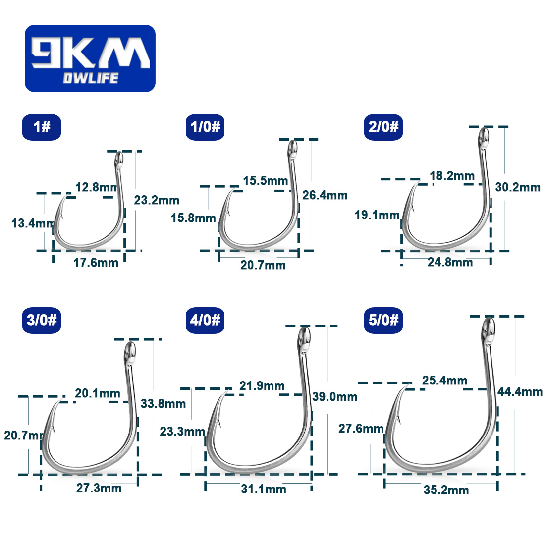 9KM balıkçılık kancaları tuzlu - Fishing Hook Offset incelemesi ve fiyatı