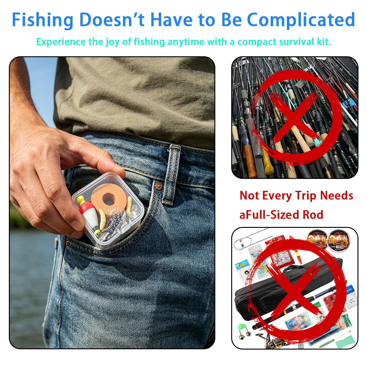 Taşınabilir Acil Durum Balıkçı - Fishing Hook Box incelemesi ve fiyatı
