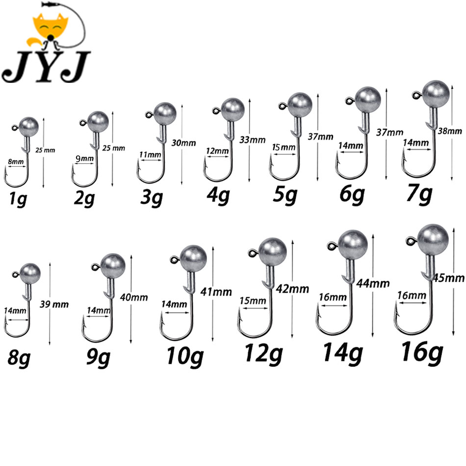 WODJYJ 1g 2g 3g 4g 5g 7g 8g 10 - Fishing Hook Assortment incelemesi ve fiyatı