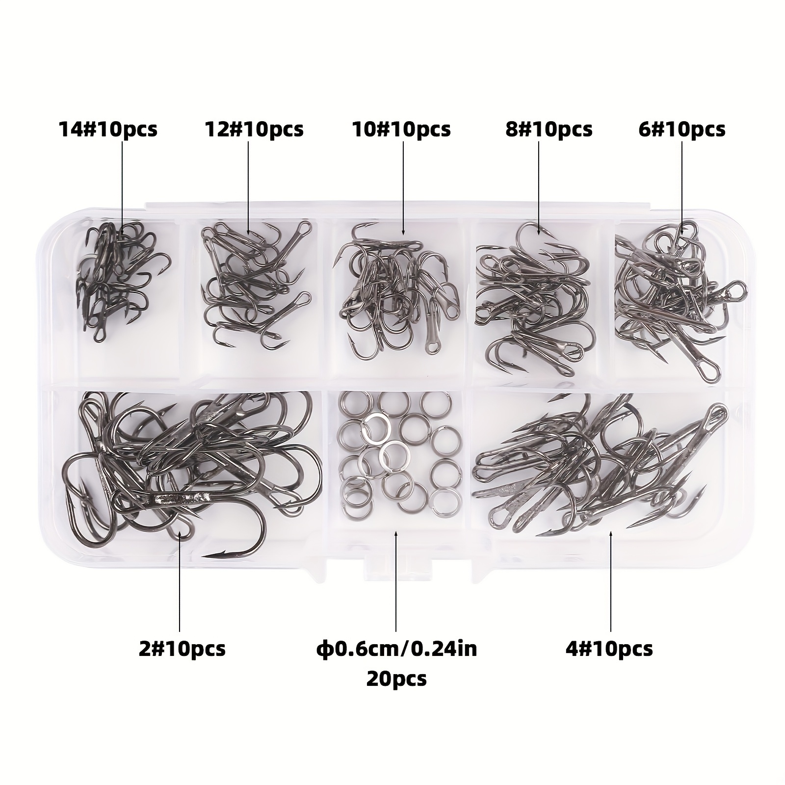 90 adet/takım Bölünmüş halkalı - Fishing Hook Assortment incelemesi ve fiyatı